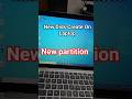💾 Create new disk partition | New disk drive | #partition #disk #laptop #windows #diskstation