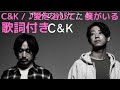 vol.209 [歌詞付き] ♪愛を浴びて、僕がいる / C&amp;K [切なくなるラブソング]