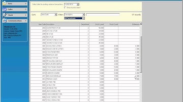 Lynx Software Partial Stocktakes Using a PDT