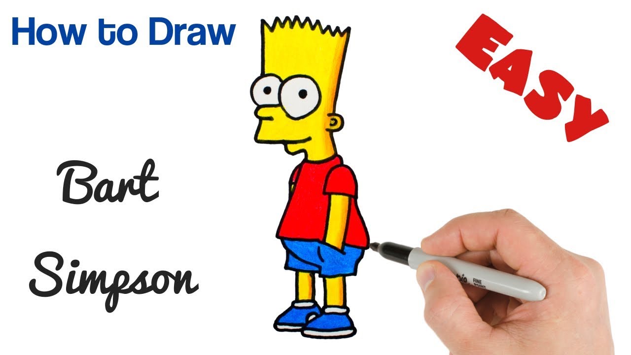 Bart Simpson Drawing Gallery And How To Draw Videos