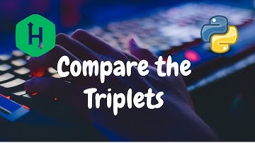04 - Compare the Triplets | Warmup | Hackerrank Solution | Python