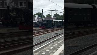 LTM 26 with various carriages arrives at Hoorn! #shorts #steam #streetcar