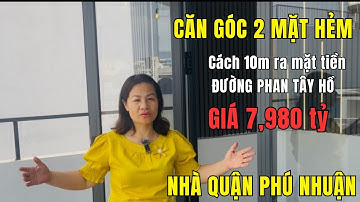 (6)Nhà căn góc cách 10 m ra mặt tiền đường Phan Tây Hồ Quận Phú Nhuận #tuyetnhapho