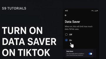 How to turn on data saver on Tiktok