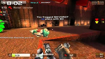 Quake Live FFA - rocket fragstreak on qzt3 [PoV: Sarge_ql / Freiya] [720p]