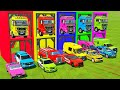 TRANSPORTING ALL POLICE CARS and AMBULANCE EMERGENCY VEHICLES WITH MERCEDES POLICE TRUCKS! FS22
