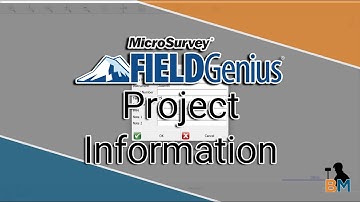 MicroSurvey FieldGenius How To: Project Information | Bench Mark