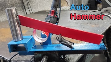 Make an AUTO HAMMER using your drill!