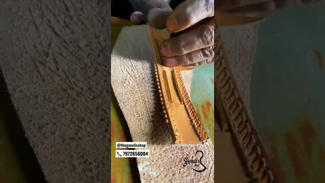 Kolhapuri Chappal making  