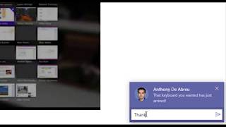 Microsoft Teams - quick reply to chat