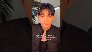 Eye Contact With Taehyung His Pretty Eyes And Smile