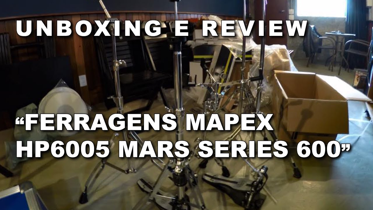 Unboxing e Review - Kit ferragens Mapex HP6005 Mars Series 600