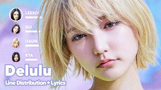 Kiiikiii  Delulu line Distribution  S Karaoke Patreon Requested