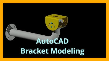 AutoCAD 3D modeling (Tutorial) - Bracket for Security Camera Housing