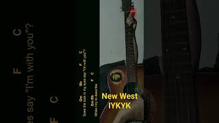 New West - IYKYK Guitar Chords cover shorts