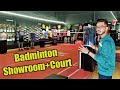 India's Only Badminton Court Inside the Store. |Badminton Showroom+Court|