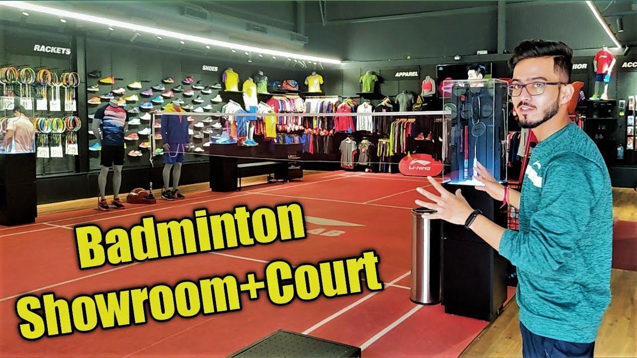 Indias Only Badminton Court Inside the Store