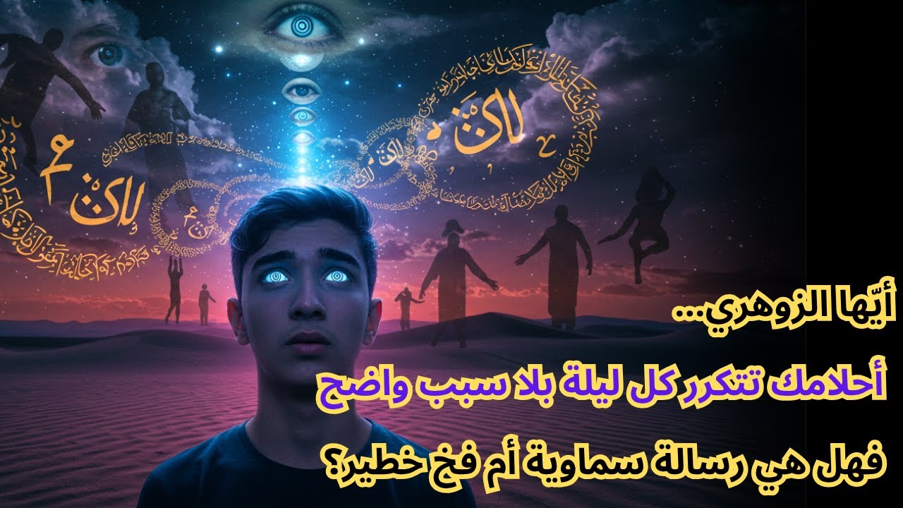 يا الزهري... ليه نفس الأحلام الغريبة بتتكرر معاك 😱🌀