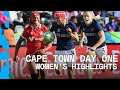 The PERFECT first day! | Cape Town HSBC SVNS Day One Women&#39;s Highlights