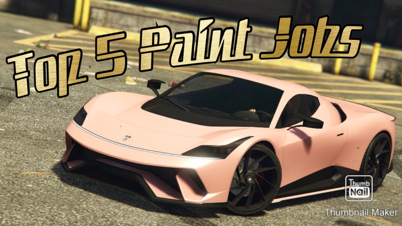 Top 5 Paint Jobs Grotti Furia!! YouTube