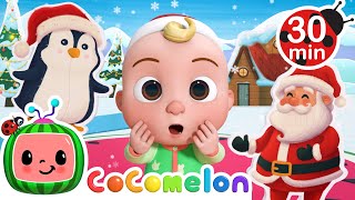 up on the housetop cocomelon animal time animals for kids