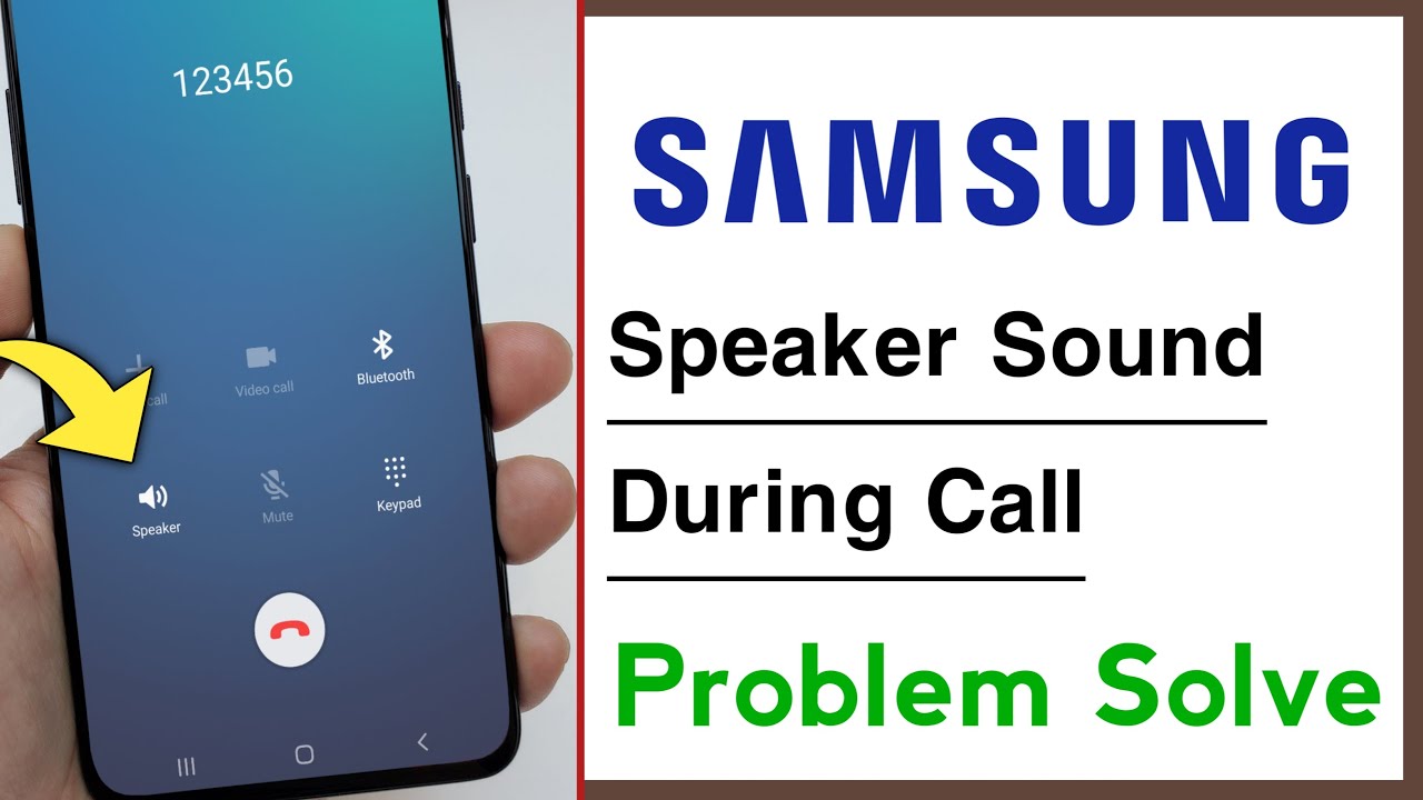 Samsung Speaker Sound Not Working During Call Problem Solve - YouTube