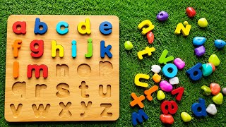 🧩 a to z Small Letters Puzzle Game | Help Me Find the Missing Letters 🔤 | Preschool Learning | Pa... screenshot 4