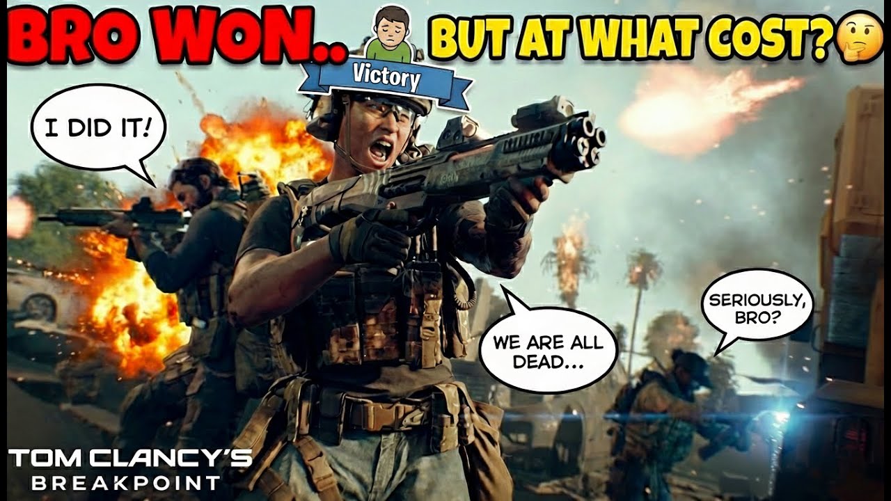 Bro won, but at what cost!! 🤣 Tom Clancy's Breakpoint 🔥🔥