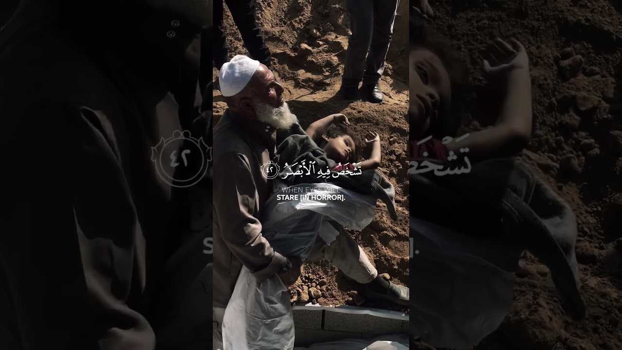 وَلَا تَحْسَبَنَّ اللَّهَ غَافِلًا | سورة ابراهيم | القاري:نايف الفيصل #قرآن #فلسطين #غزة