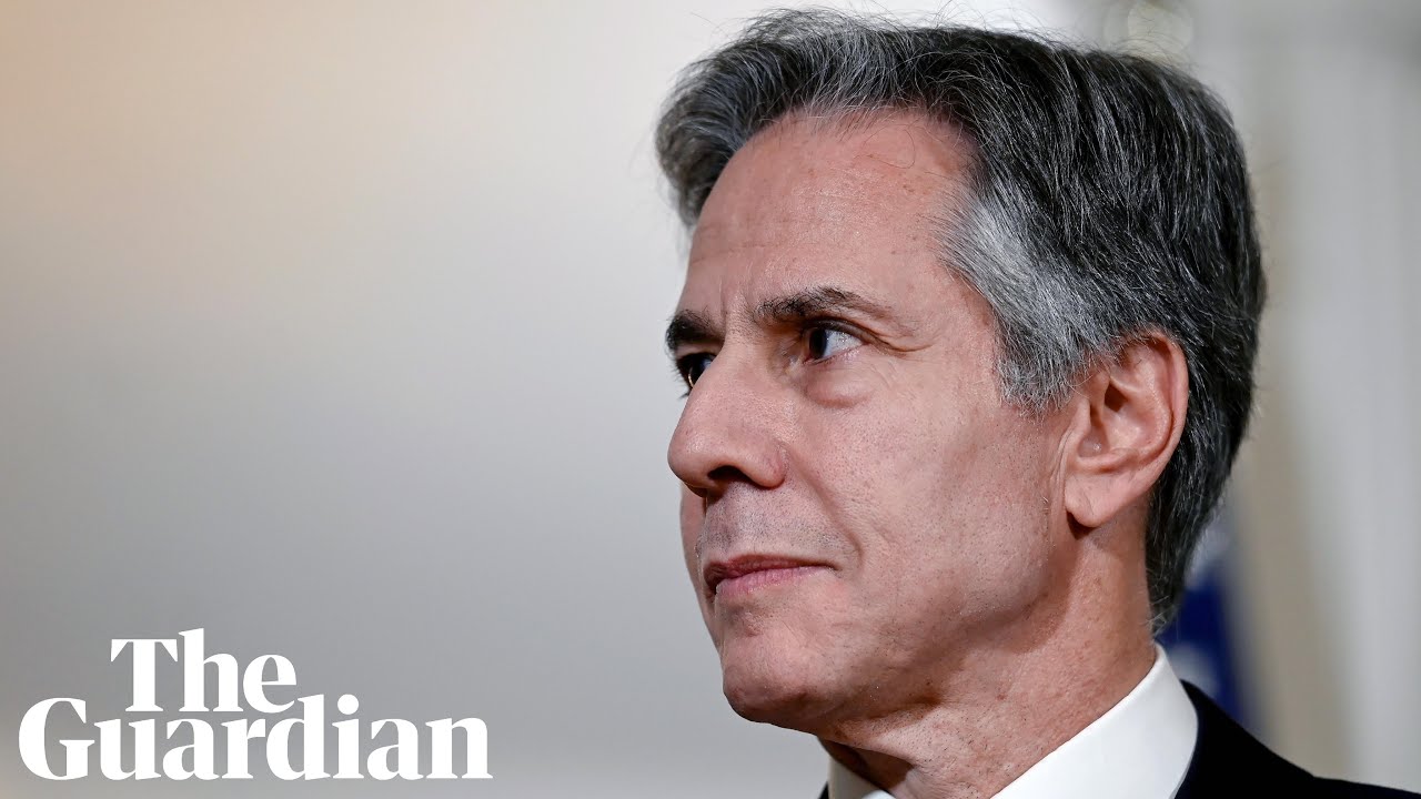 US secretary of state Antony Blinken gives press conference – watch live