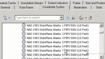 GIS 2.3.2 Setting a Spatial Projection And Coordinate System