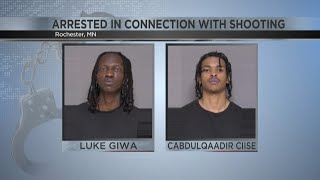 Police identify two men arrested for Sunday shooting in Rochester