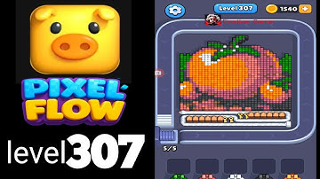 Pixelflow level 307 Guide Walkthrough Solution