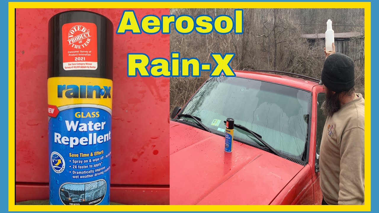Rain-X Auto Car PLASTIC WATER REPELLENT Treatment Water Beading Coating  12oz