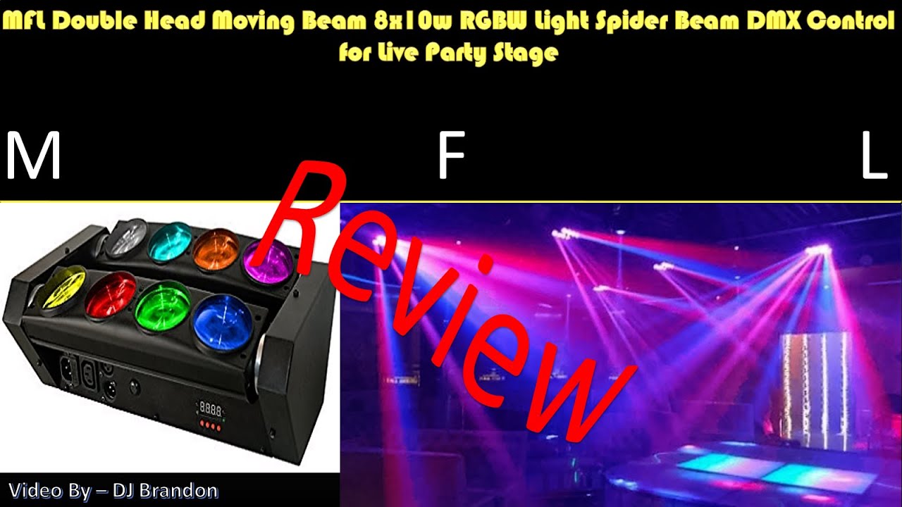 Spider Rave Dj My First Spider DJ Light!!!! - YouTube