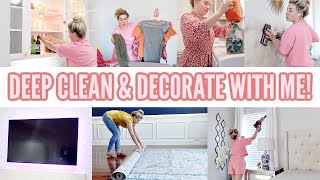 ULTIMATE DEEP CLEAN & DECORATE WITH ME | CLEANING MOTIVATION W CLEANING MUSIC | Love Meg 2.0