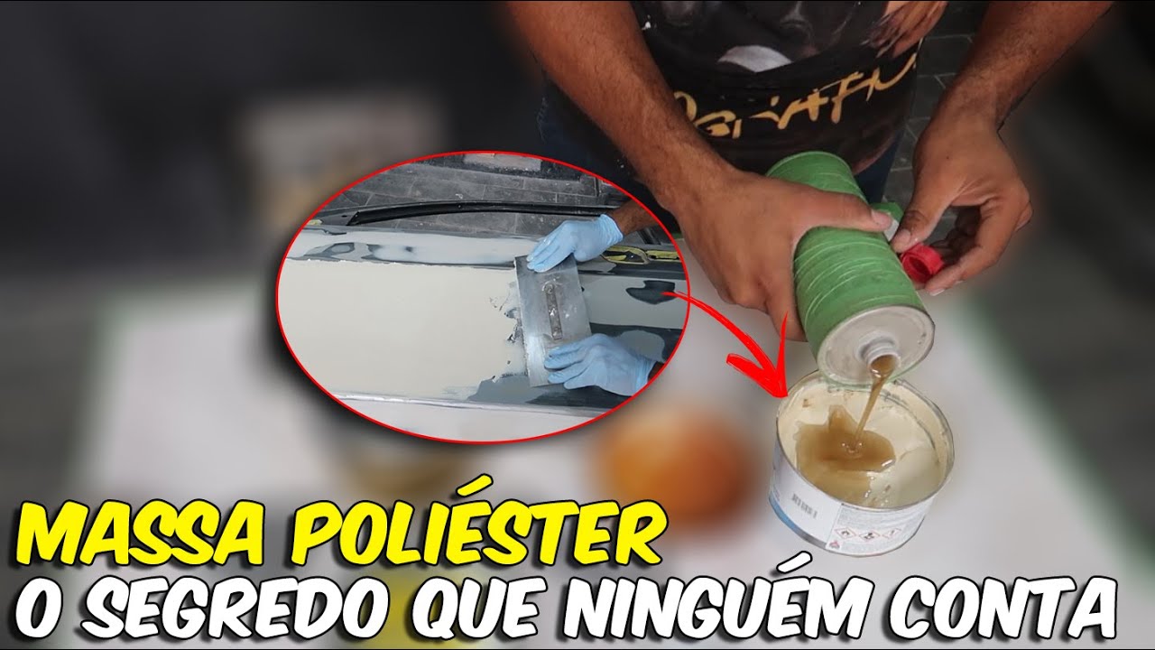 MASSA POLIÉSTER- O SEGREDO QUE NINGUÉM CONTA PASSO A PASSO!