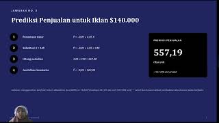 UAS STK PROB N3 IF 205 - Kelompok 3 - Analisis Regresi Linier Sederhana