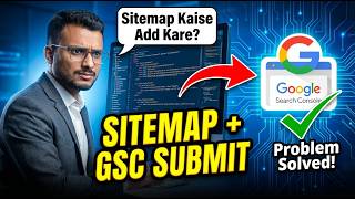 Sitemap Add &amp; Google Search Console Me Submit Kaise Kare? (Custom HTML Website SEO Tutorial)