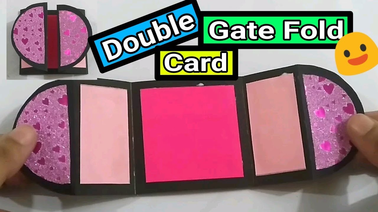 Circle Gate Fold Card tutorial/ Fancy fold card| Sneha's Craft