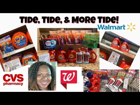 FREE Tide with Early Insert Coupons  | Shop with Me | Walgreens, Walmart & CVS In-store Couponing