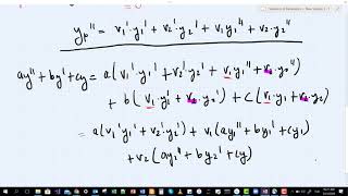 MAT 231- Week 10 Lec 1.1 CH 4.6. Variation of Parameters