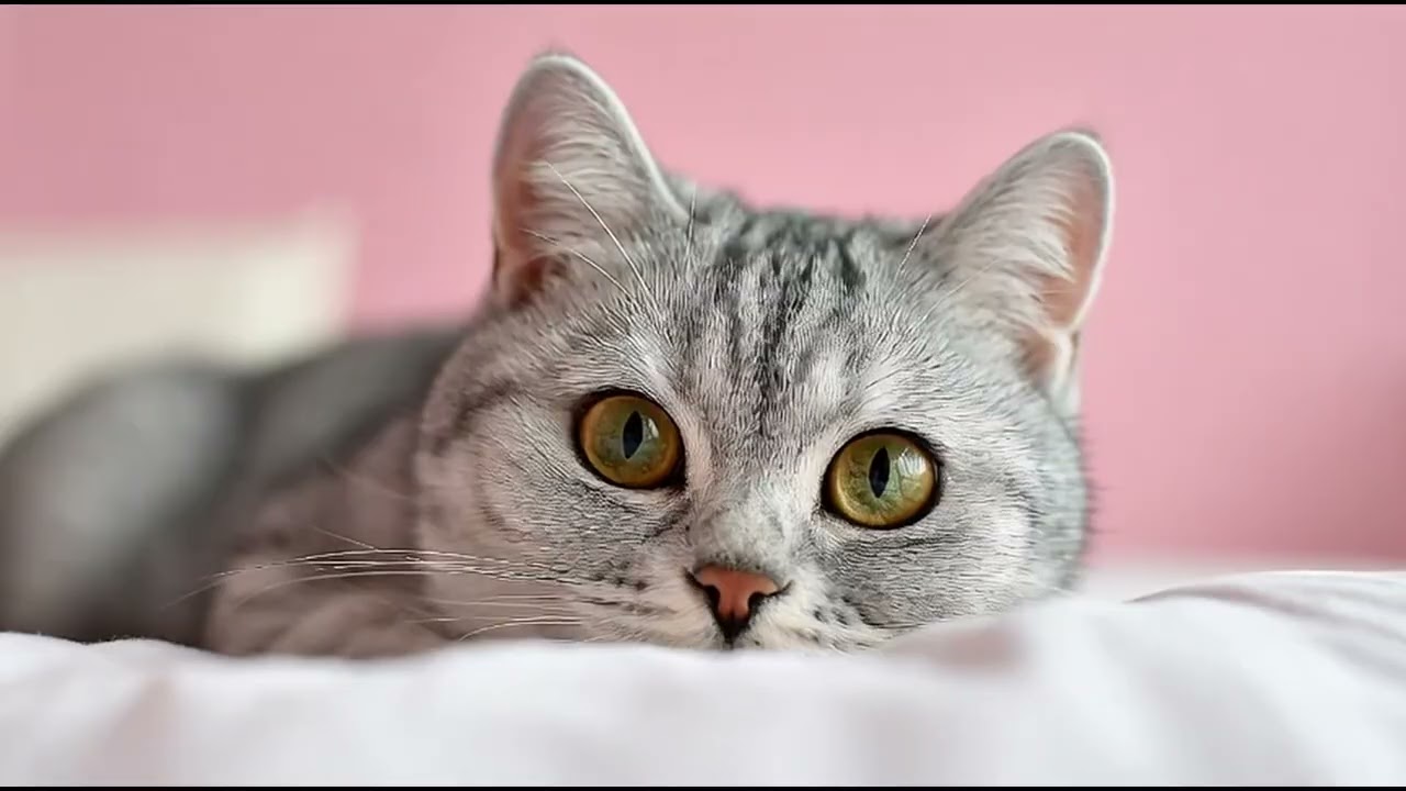 Playlist(cat purring) - Adorable Cat Enjoying Cozy Moments 🐾💕