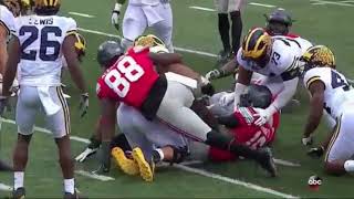 Ohio State vs Michigan 2016 Debatable 1st Down