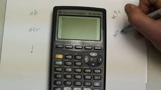 Using a Graphing Calculator to find permutations, combinations and factorials
