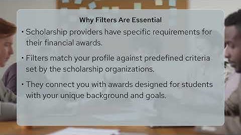 What Are Key Filters For Scholarship Database Searches?