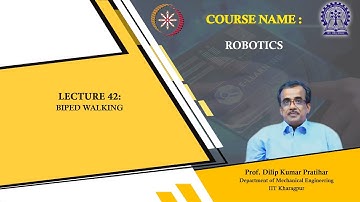 Lecture 42: Biped Walking