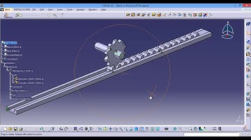 Rack n Pinion Joints | Catia V5 Kinematics | DMU | Tutorial for Beginners