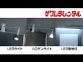 パーテーションパネル用の照明