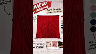 Details Pink Swag Draped Backdrop | U-Shaped Swag Setup | Full Tutorial Guide